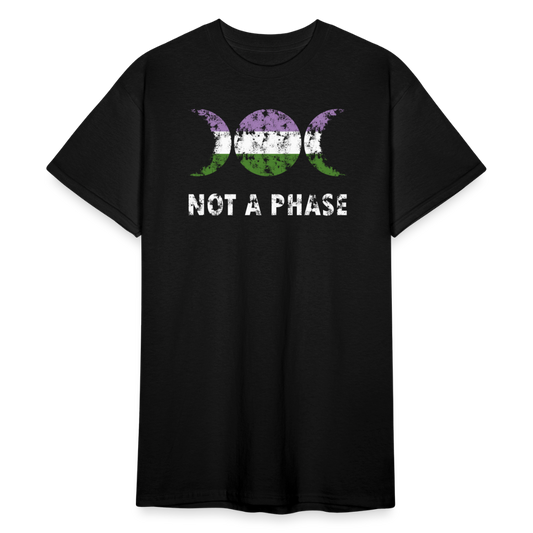 SSW1842 Tshirt Kein nicht-binärer Phase-Genderqueer - Schwarz