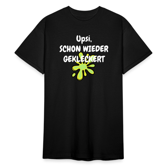 SSW1851 Tshirt Upsi, SCHON WIEDER GEKLECKERT - Schwarz