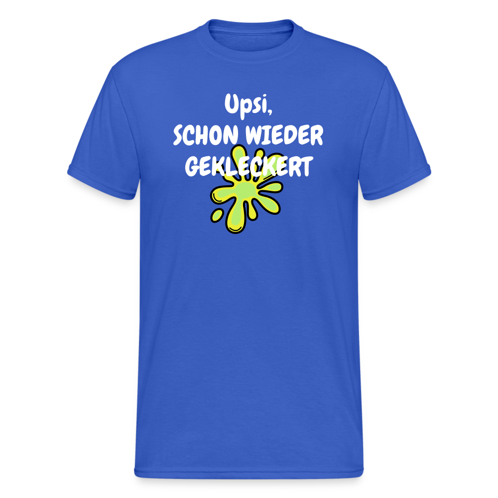 SSW1851 Tshirt Upsi, SCHON WIEDER GEKLECKERT - Königsblau