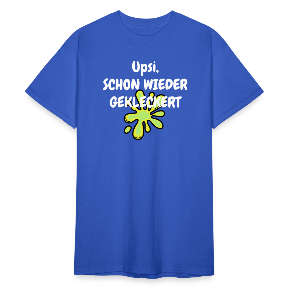 SSW1851 Tshirt Upsi, SCHON WIEDER GEKLECKERT - Königsblau