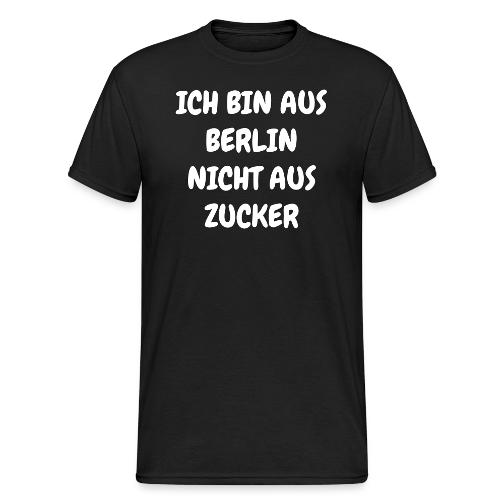 SSW1854 Tshirt ICH BIN AUS BERLIN NICHT AUS ZUCKER - Schwarz
