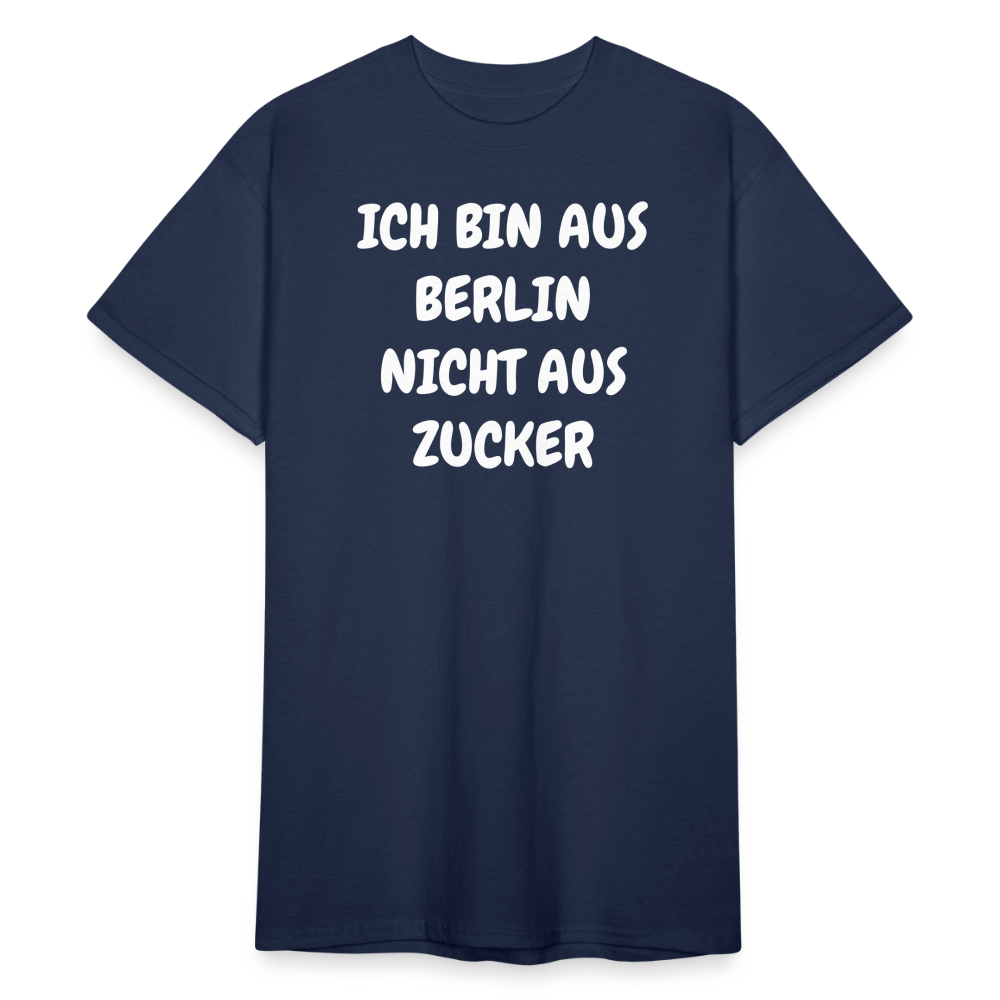 SSW1854 Tshirt ICH BIN AUS BERLIN NICHT AUS ZUCKER - Navy
