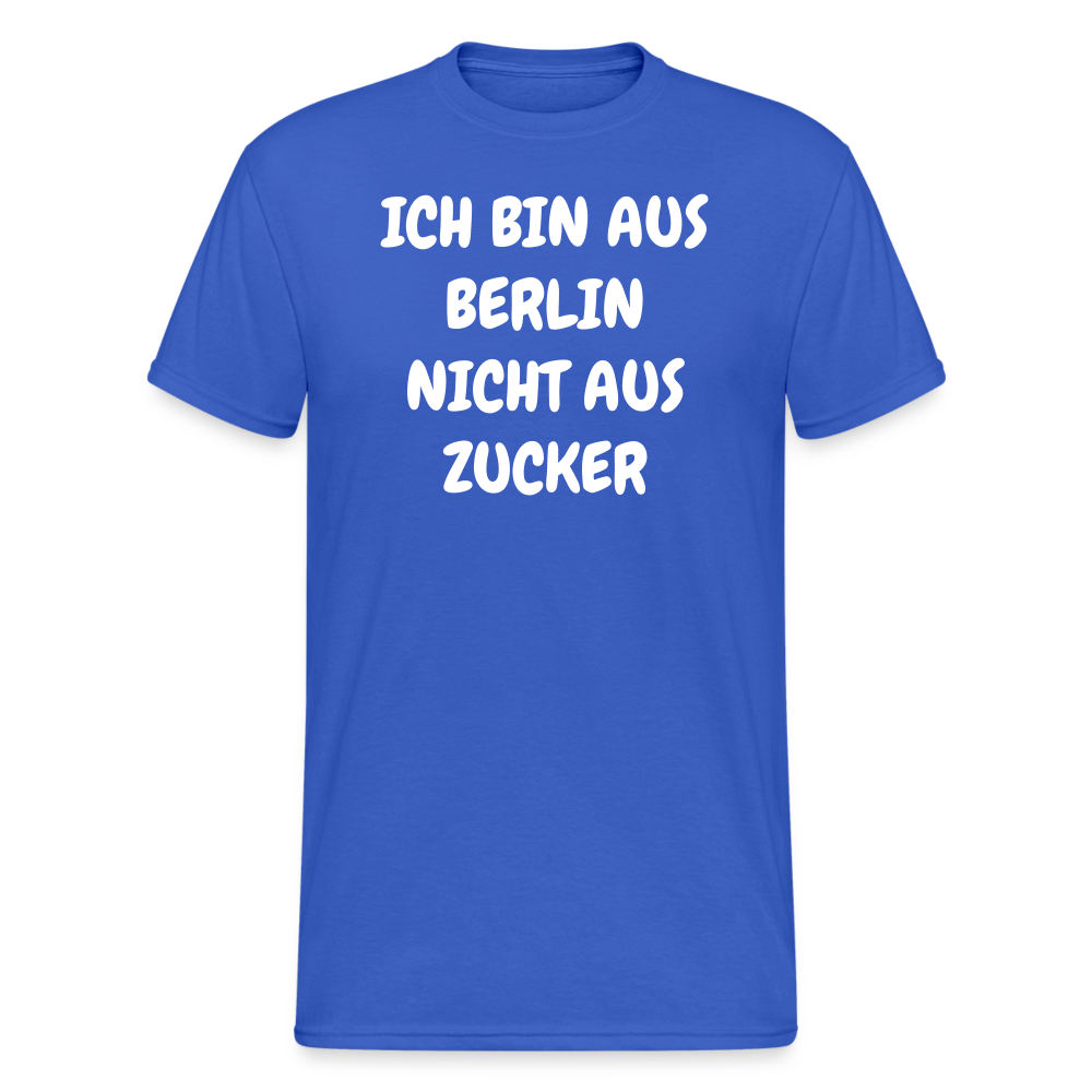 SSW1854 Tshirt ICH BIN AUS BERLIN NICHT AUS ZUCKER - Königsblau