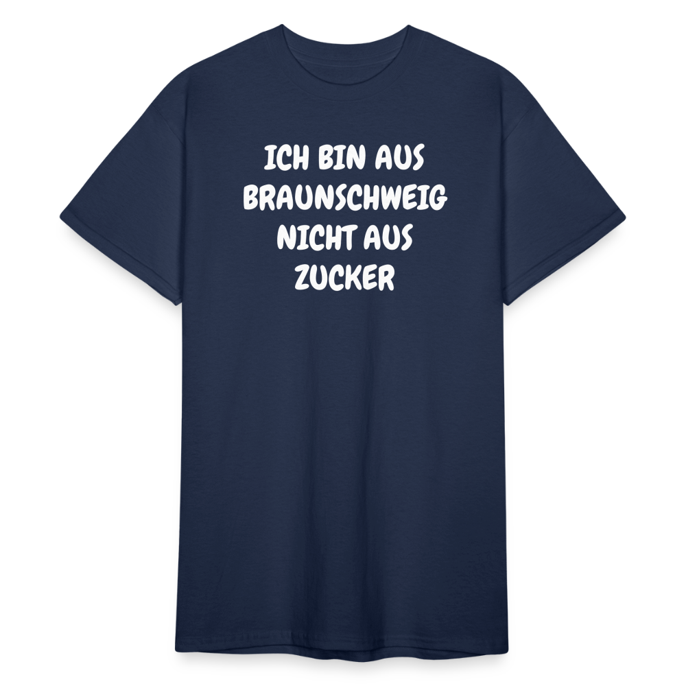 SSW1855 Tshirt ICH BIN AUS BRAUNSCHWEIG NICHT AUS ZUCKER - Navy