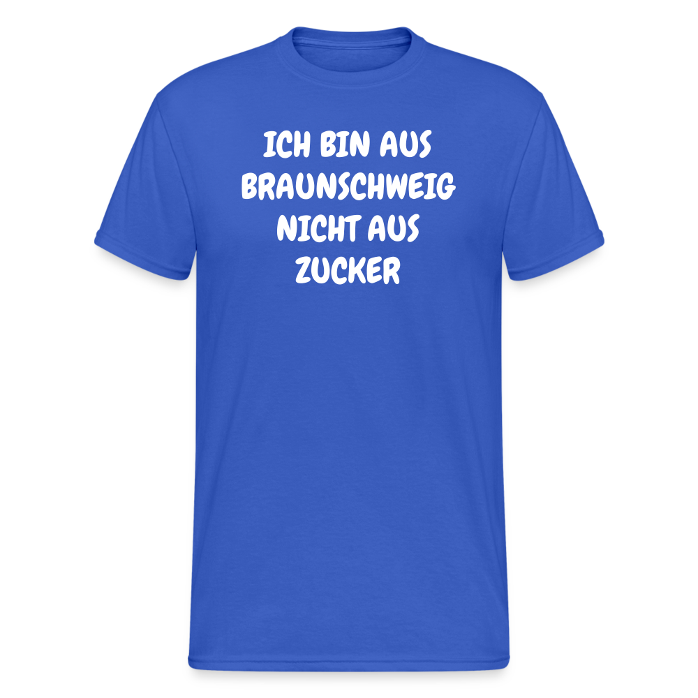 SSW1855 Tshirt ICH BIN AUS BRAUNSCHWEIG NICHT AUS ZUCKER - Königsblau