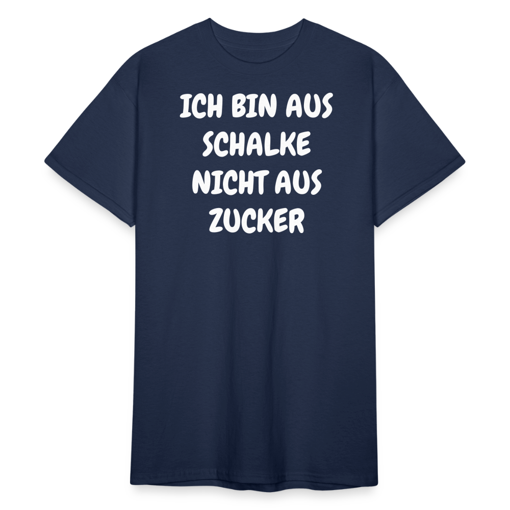 SSW1857 Tshirt ICH BIN AUS SCHALKE NICHT AUS ZUCKER - Navy