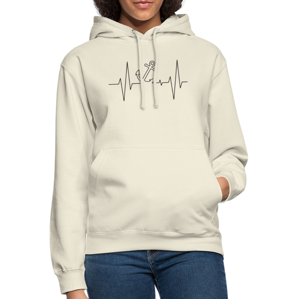 SSW1862 Hoodie EKG-Anker - Vanille-Milchshake