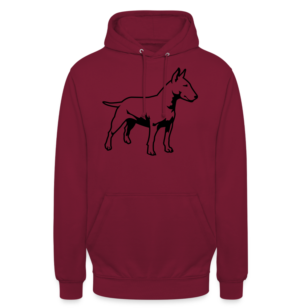 SSW1866 Hoodie Bull Terrier - Bordeaux