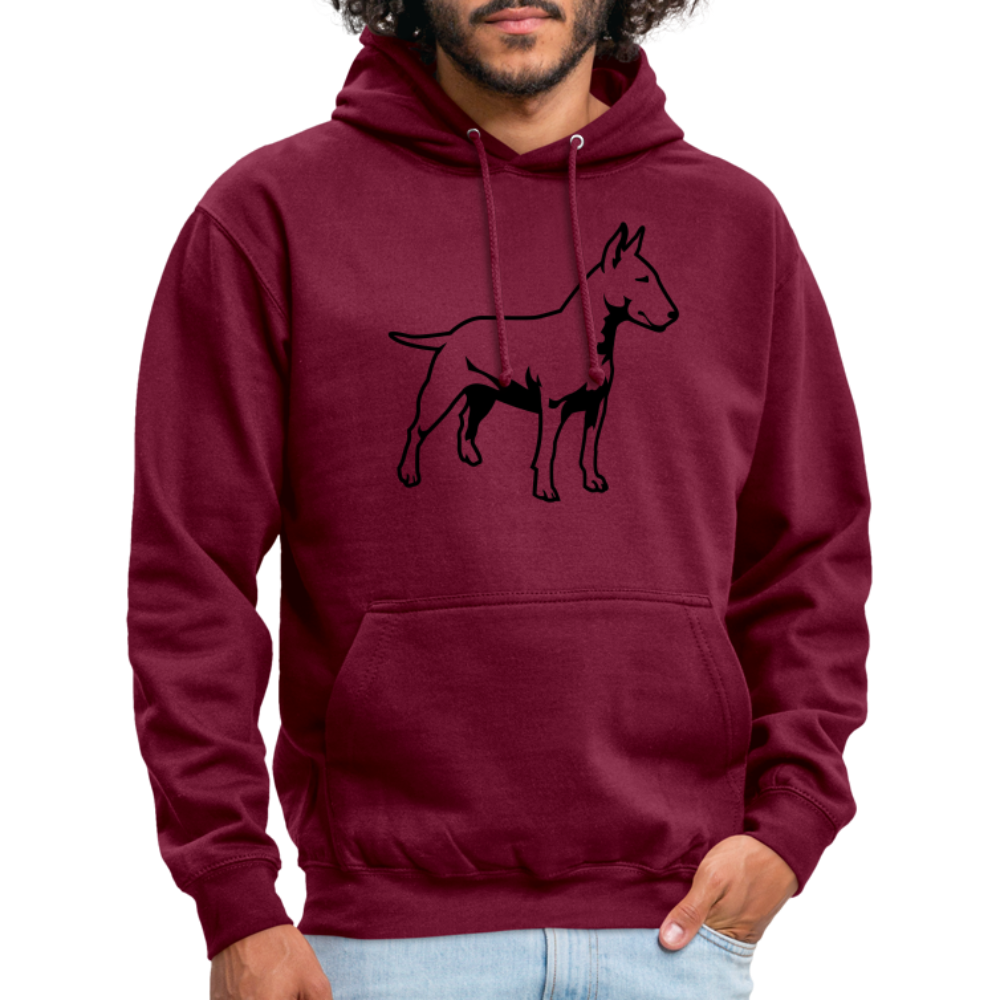 SSW1866 Hoodie Bull Terrier - Bordeaux