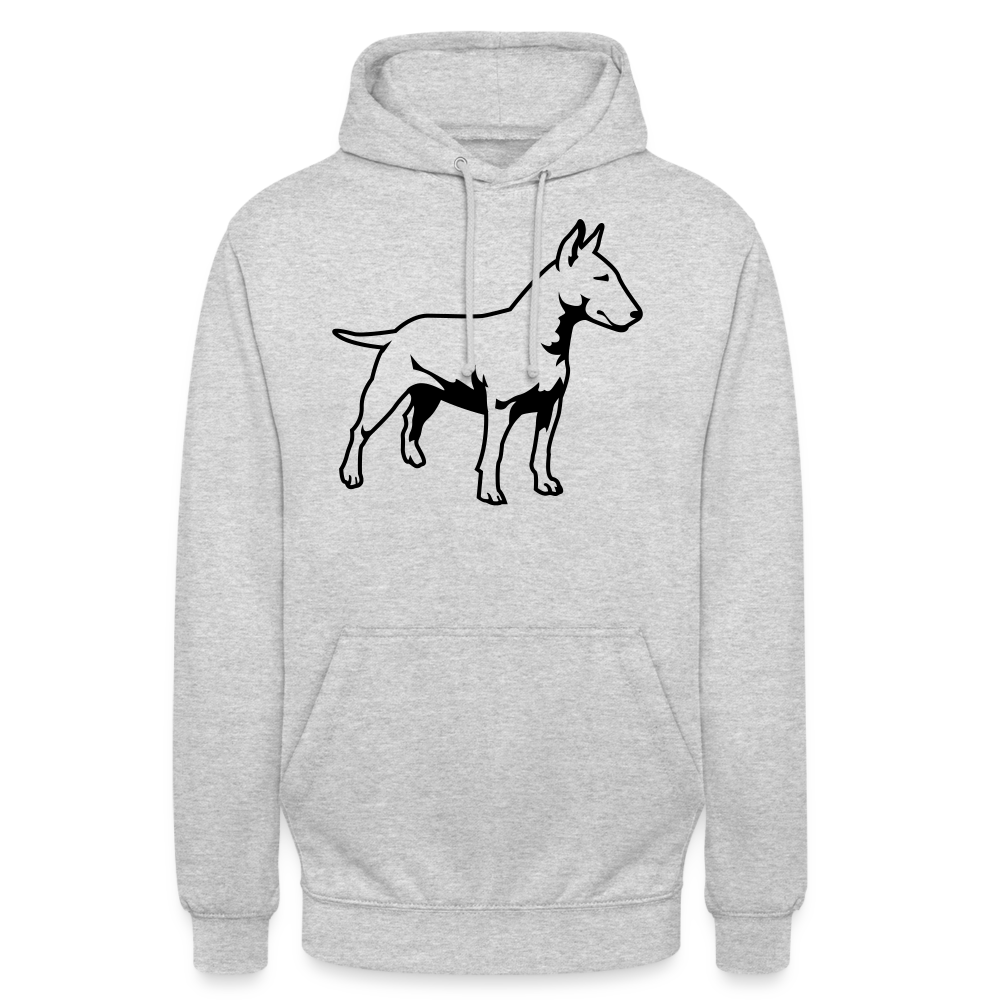 SSW1866 Hoodie Bull Terrier - Hellgrau meliert
