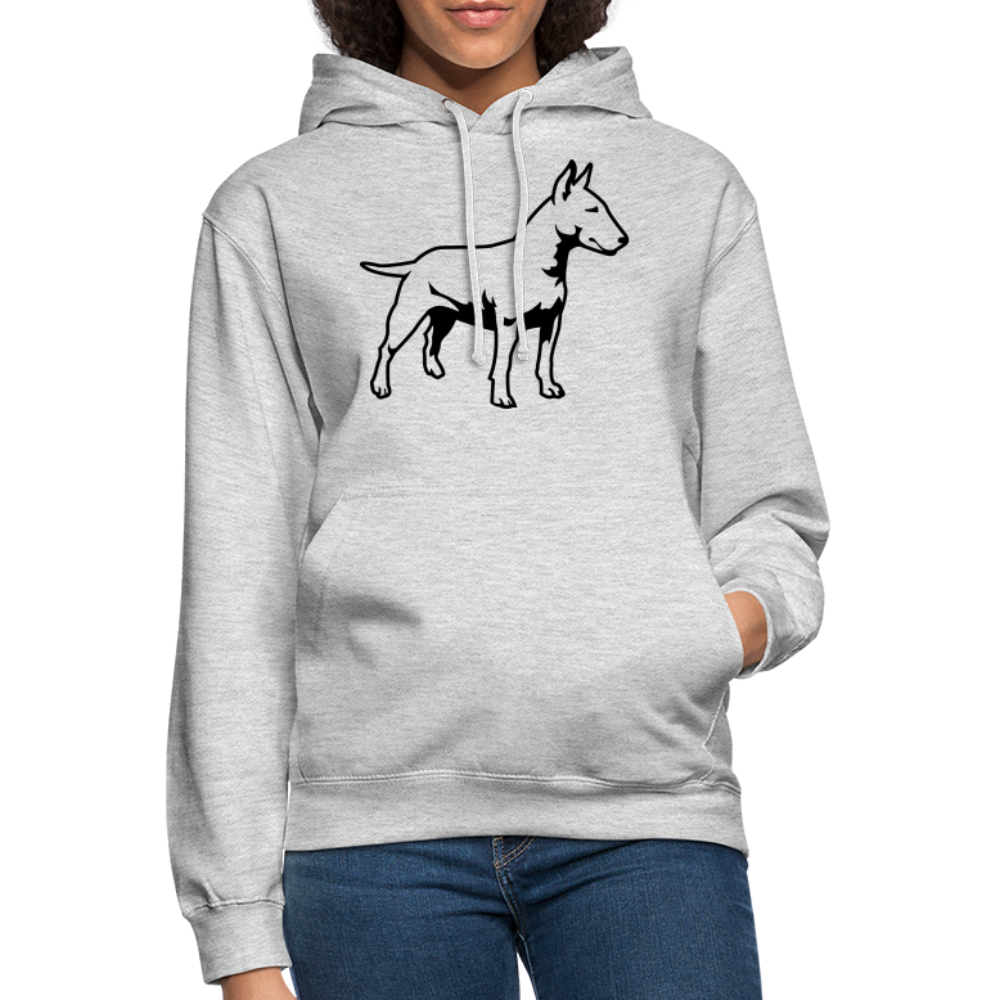 SSW1866 Hoodie Bull Terrier - Hellgrau meliert