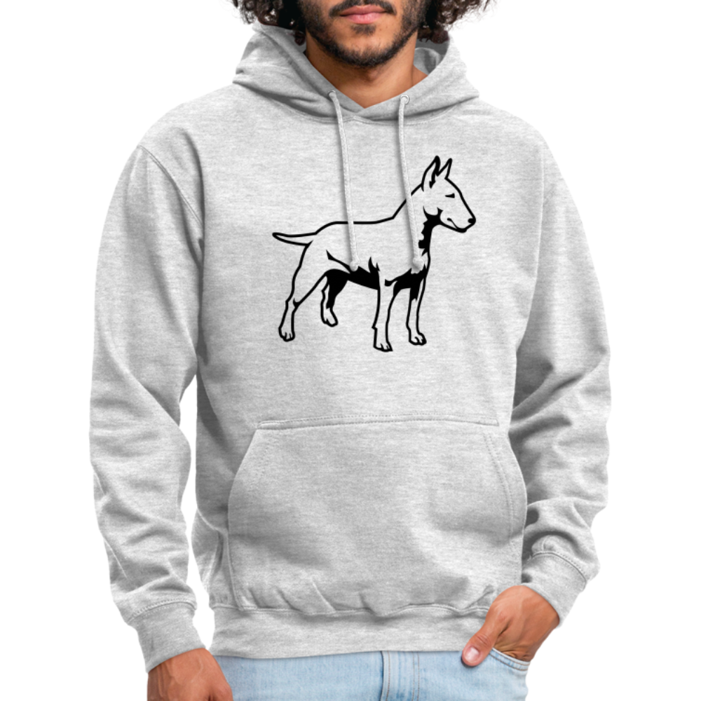 SSW1866 Hoodie Bull Terrier - Hellgrau meliert