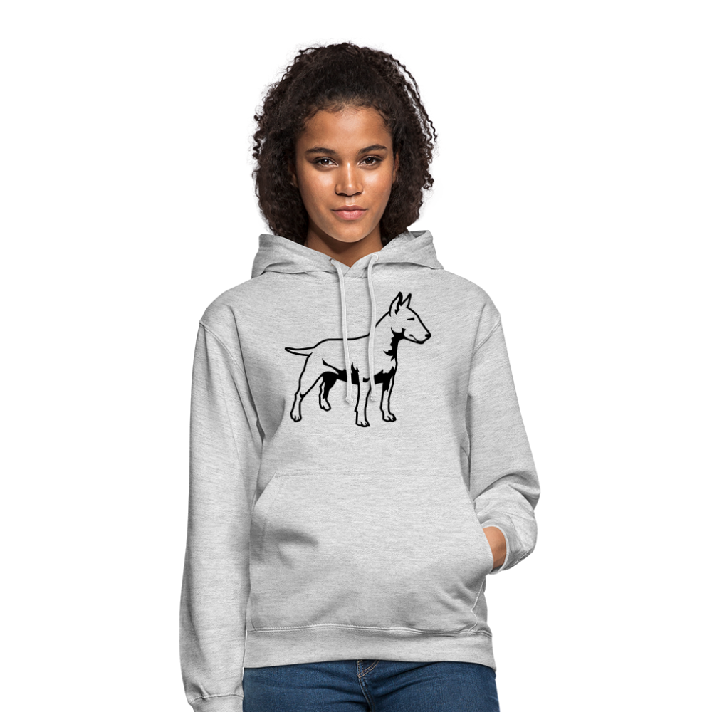 SSW1866 Hoodie Bull Terrier - Hellgrau meliert