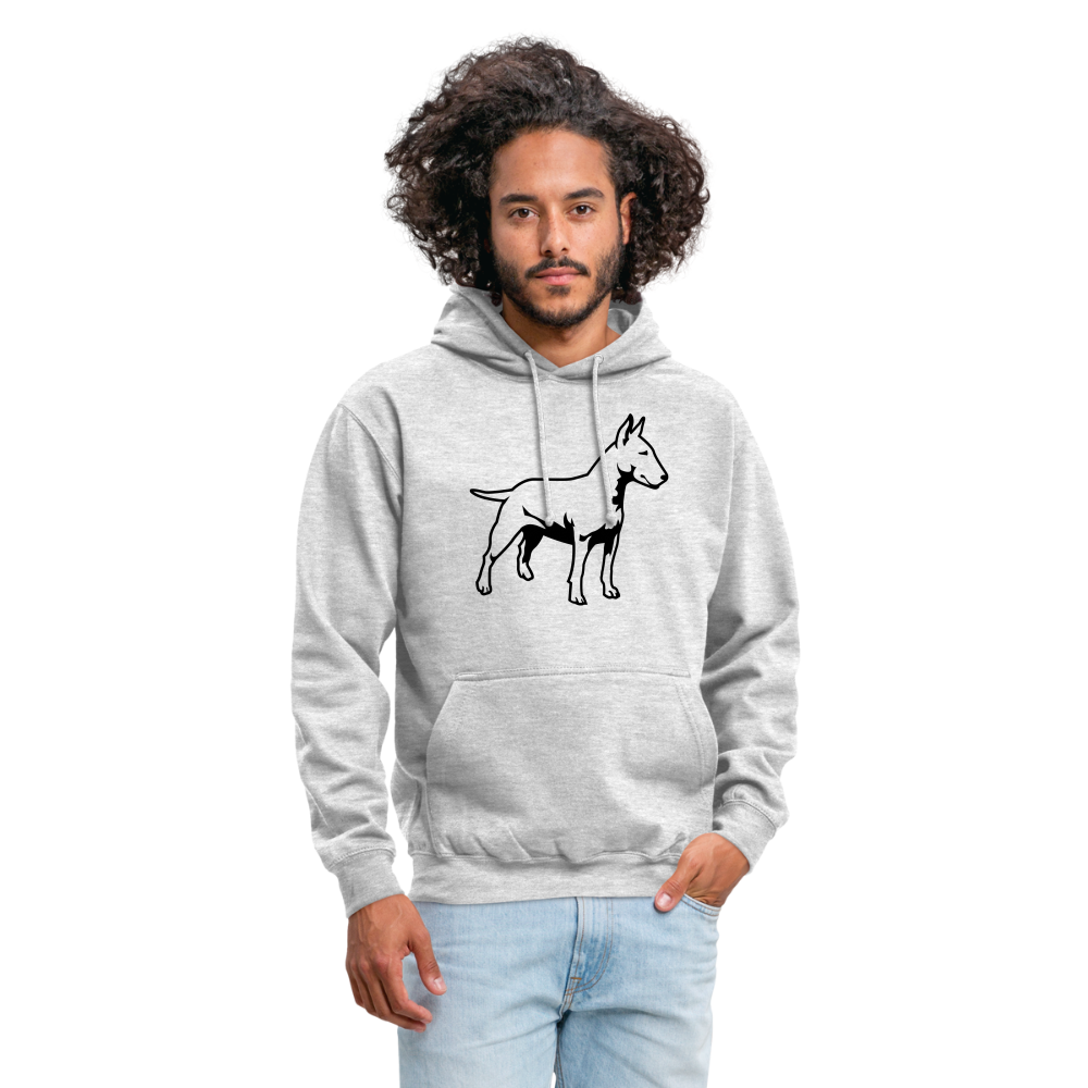 SSW1866 Hoodie Bull Terrier - Hellgrau meliert