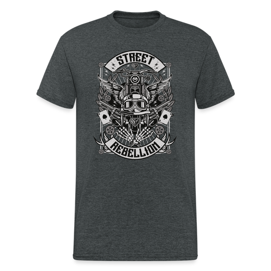 SSW1875 Tshirt Street Rebellion - Dunkelgrau meliert