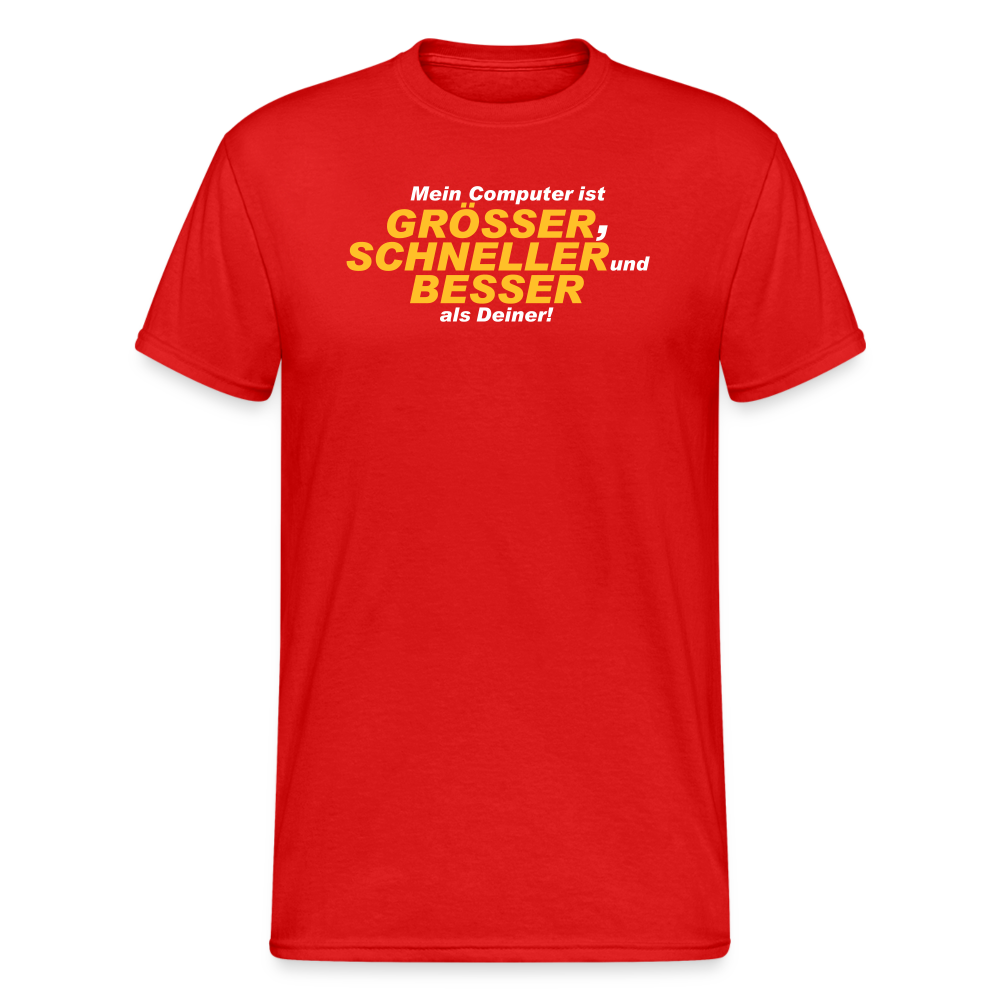 SSW1880 Tshirt Mein Computer ist - Rot
