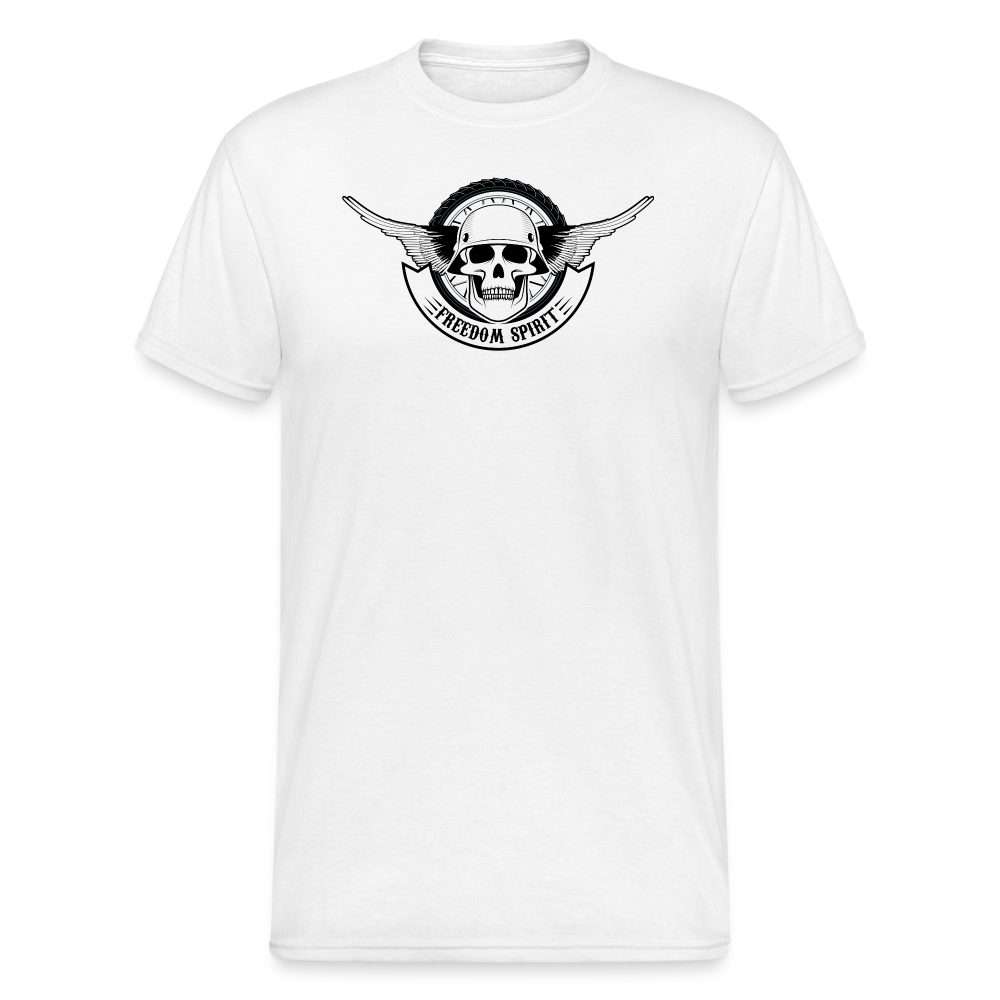 SSW1882 Tshirt Schädel eines Soldaten - weiß