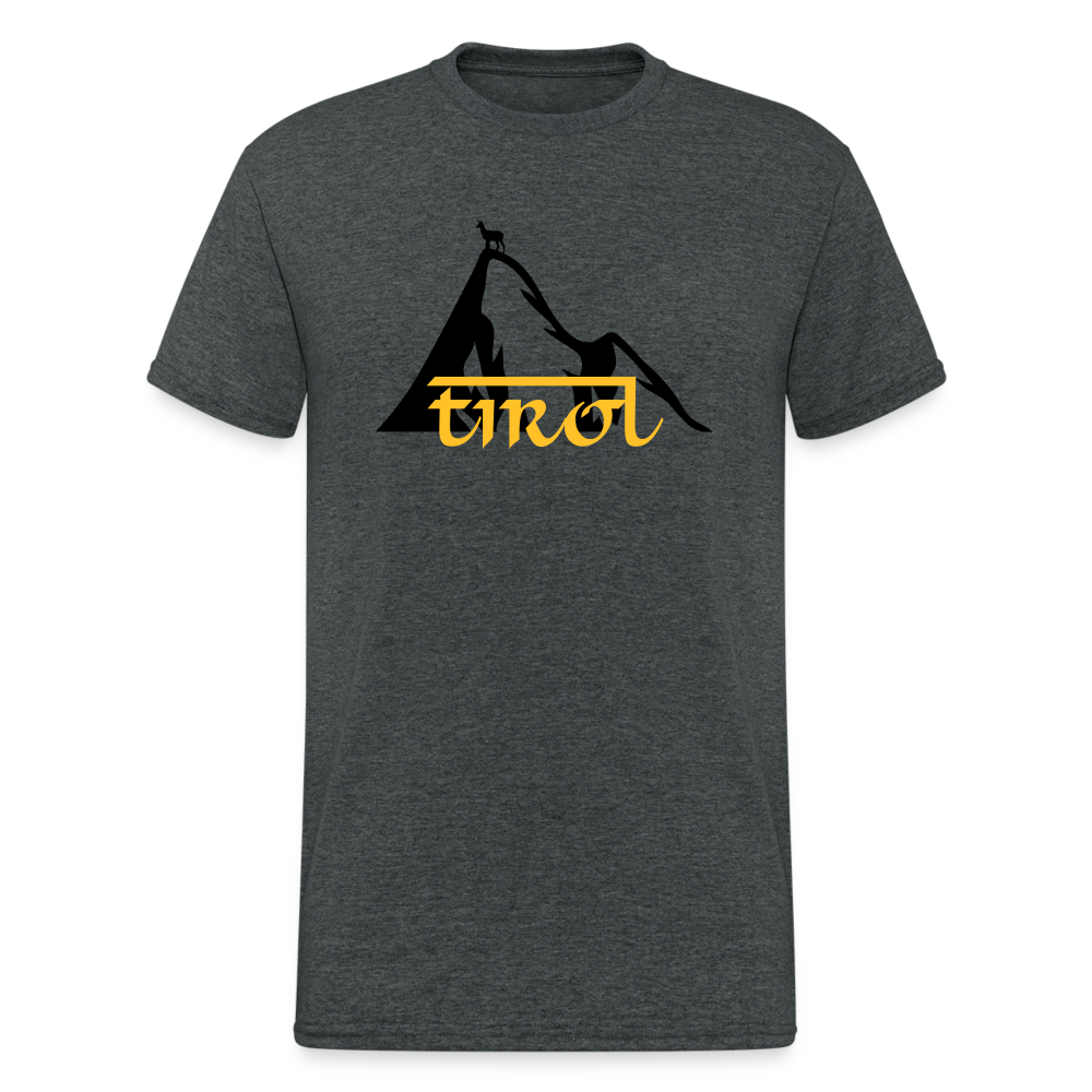 SSW1884 Tshirt TIROL - Dunkelgrau meliert