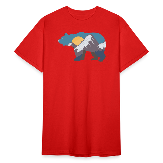 SSW1886 Tshirt Berge tragen - Rot