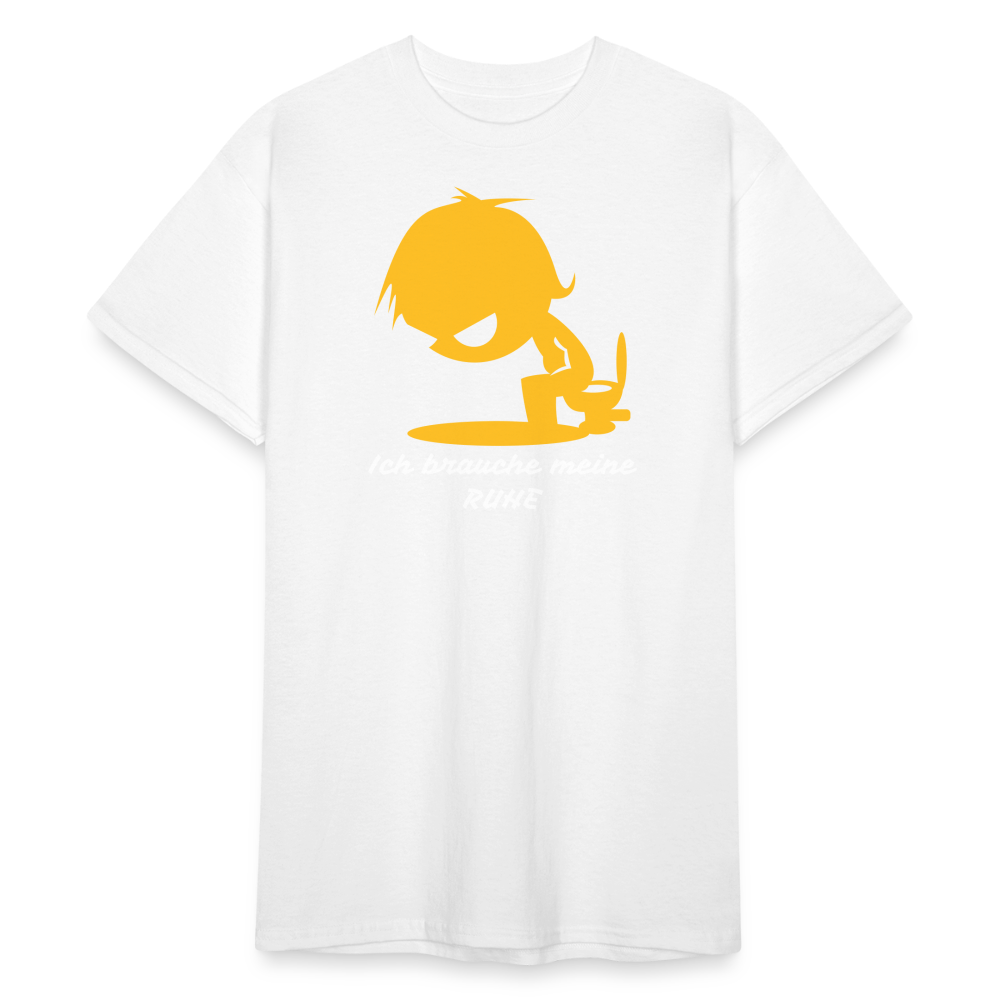 SSW1892 Tshirt WC Ich brauche meine RUHE - weiß