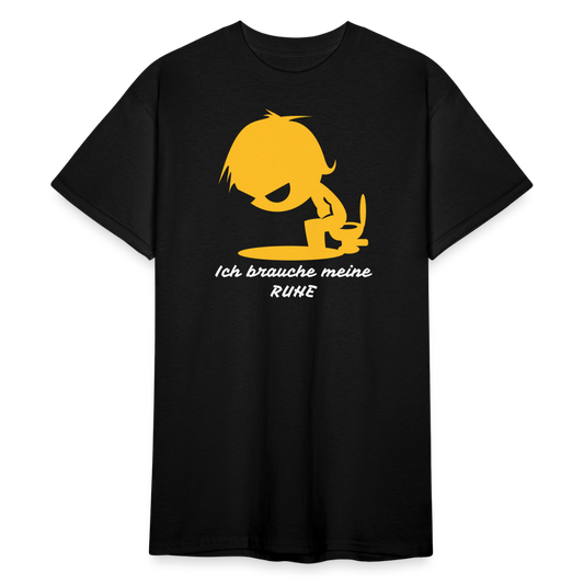 SSW1892 Tshirt WC Ich brauche meine RUHE - Schwarz