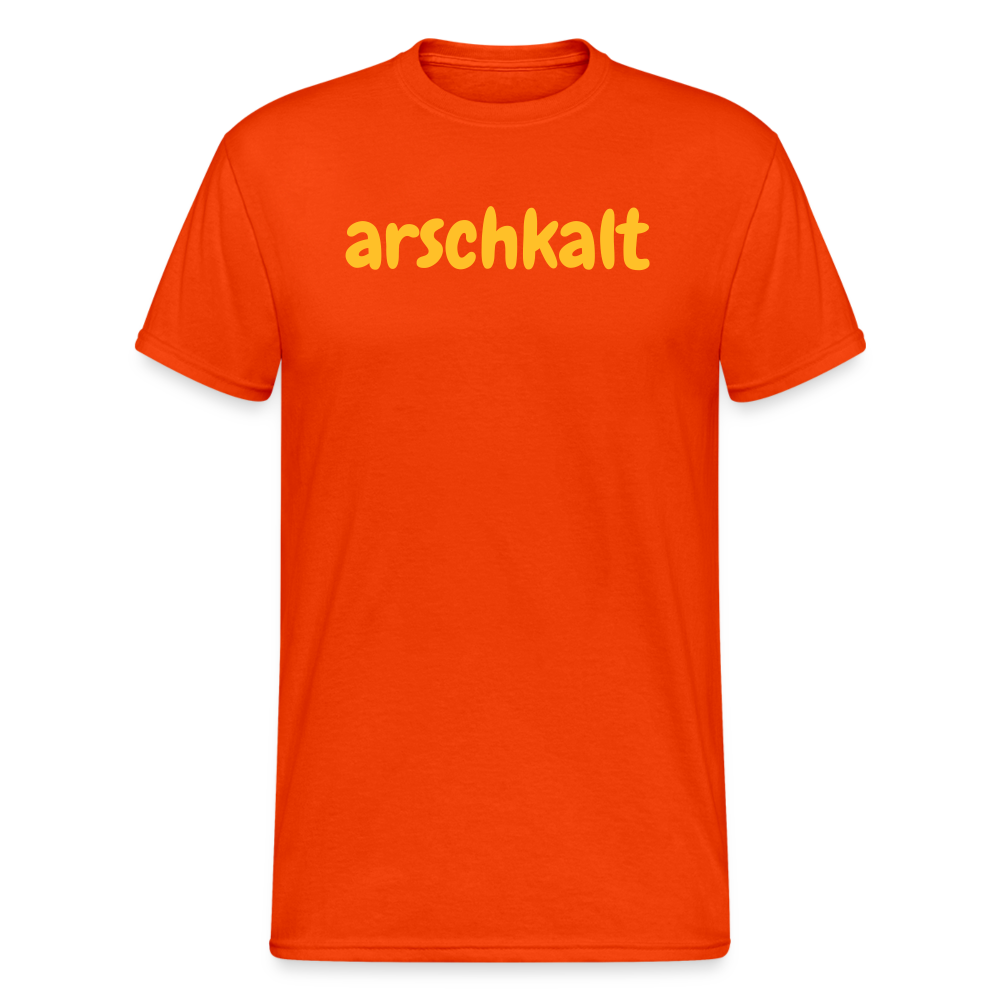 SSW1907 Tshirt arschkalt - kräftig Orange