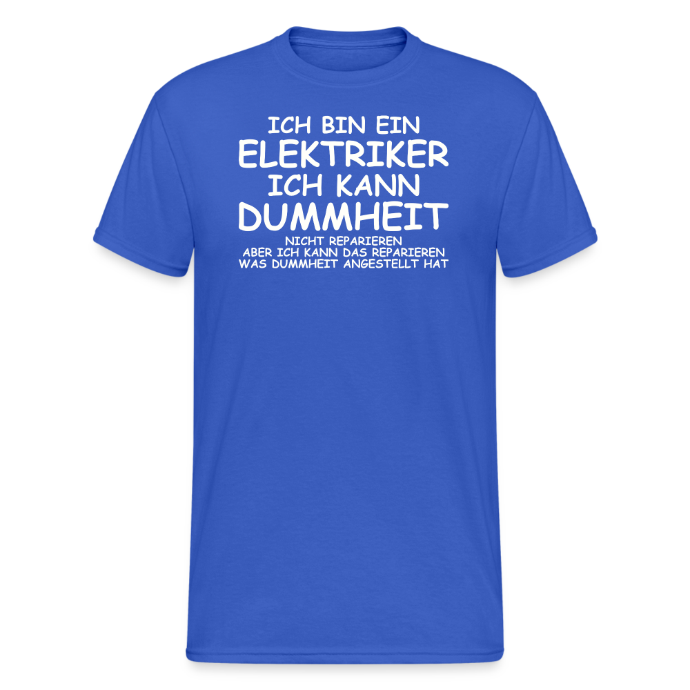 SSW1912 Tshirt ICH BIN EIN ELEKTRIKER..... - Königsblau