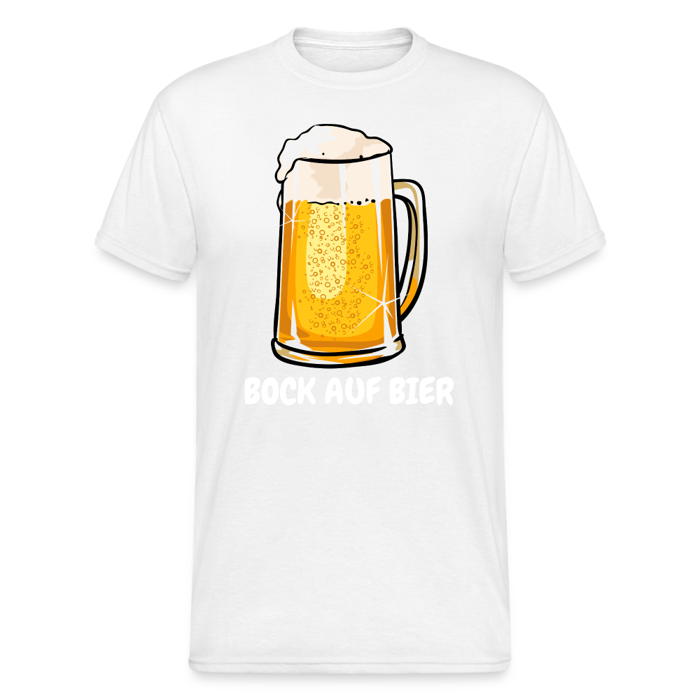 SSW1919 Tshirt BOCK AUF BIER - weiß
