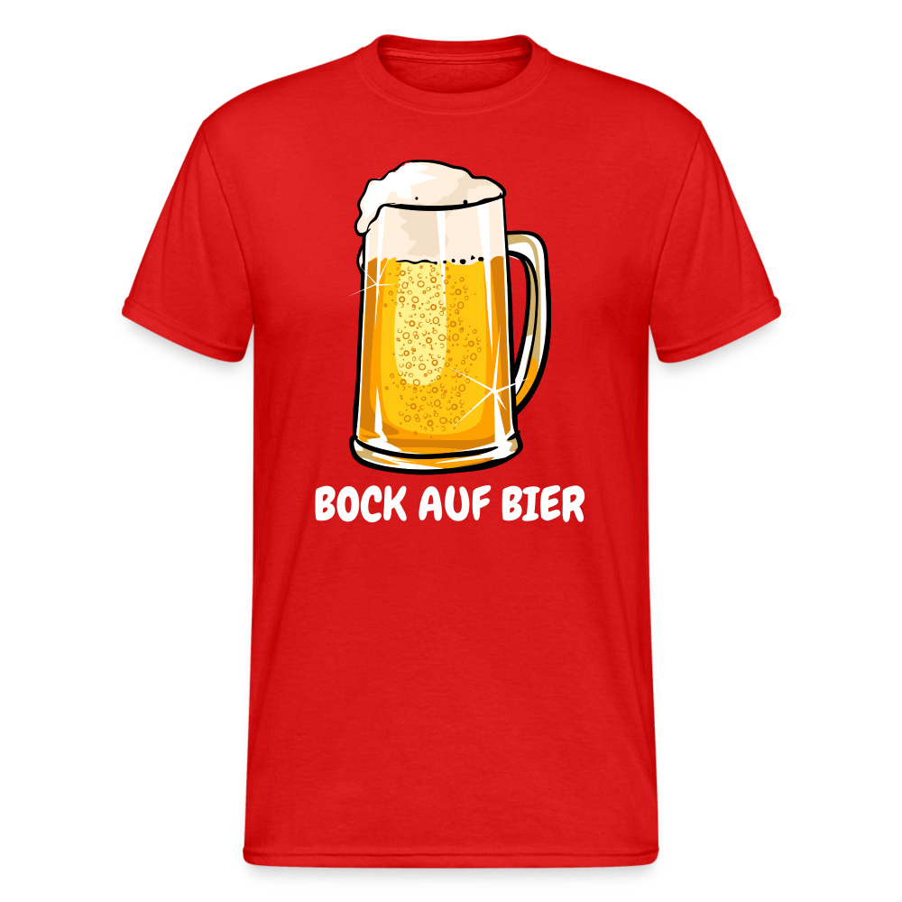 SSW1919 Tshirt BOCK AUF BIER - Rot