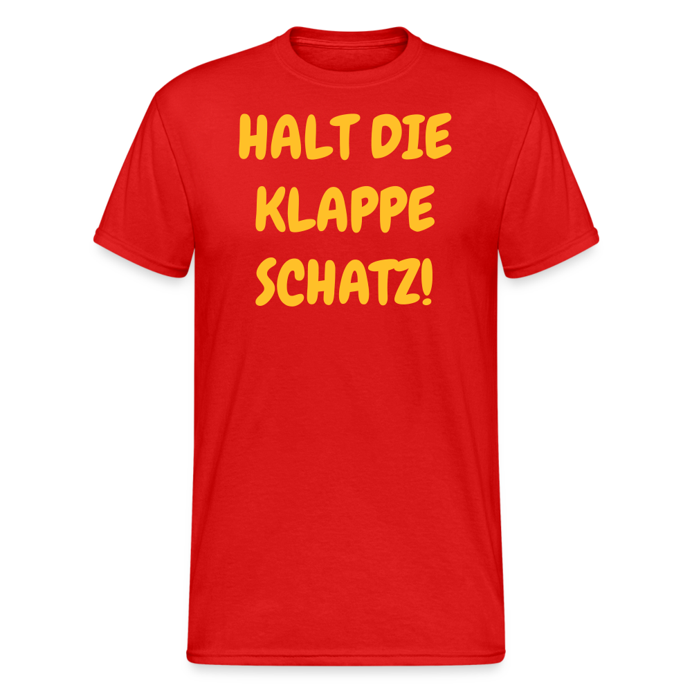 SSW1937 Tshirt HALT DIE KLAPPE SCHATZ! - Rot
