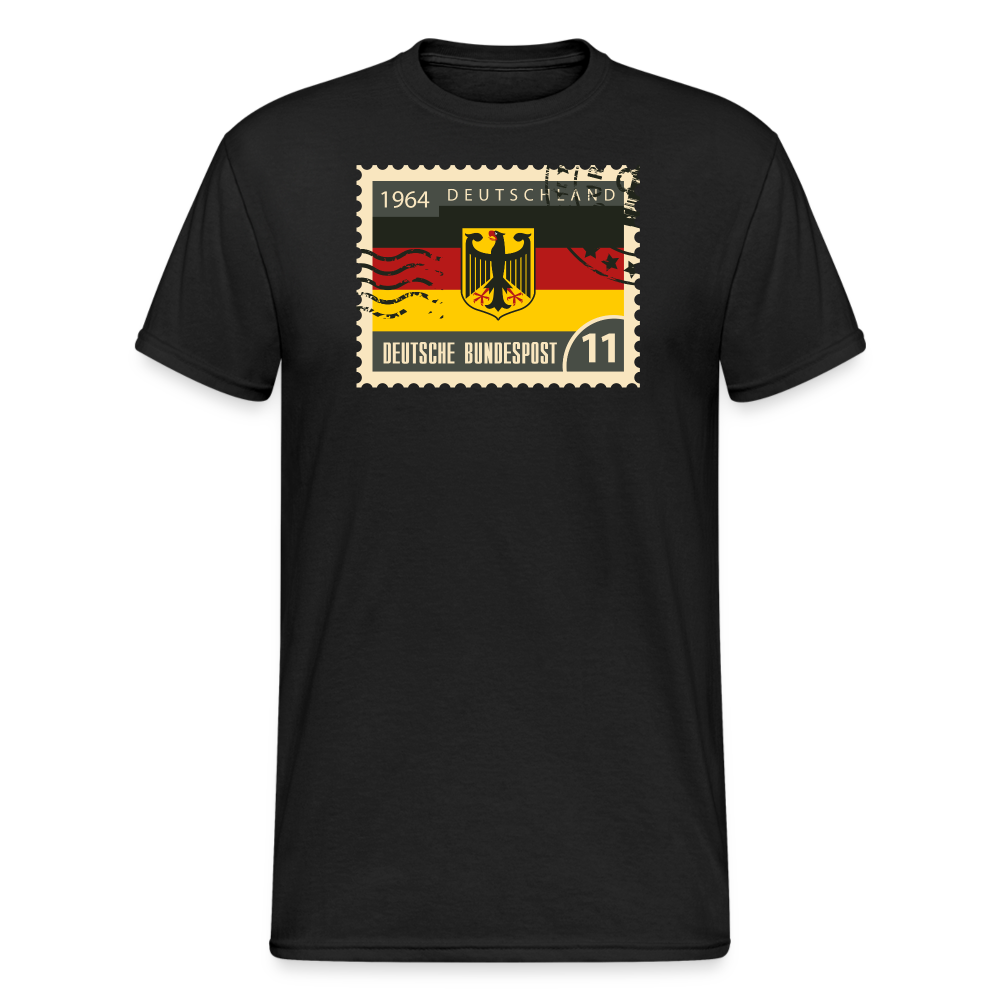 SSW1939 Tshirt Deutschland poststempel - Schwarz