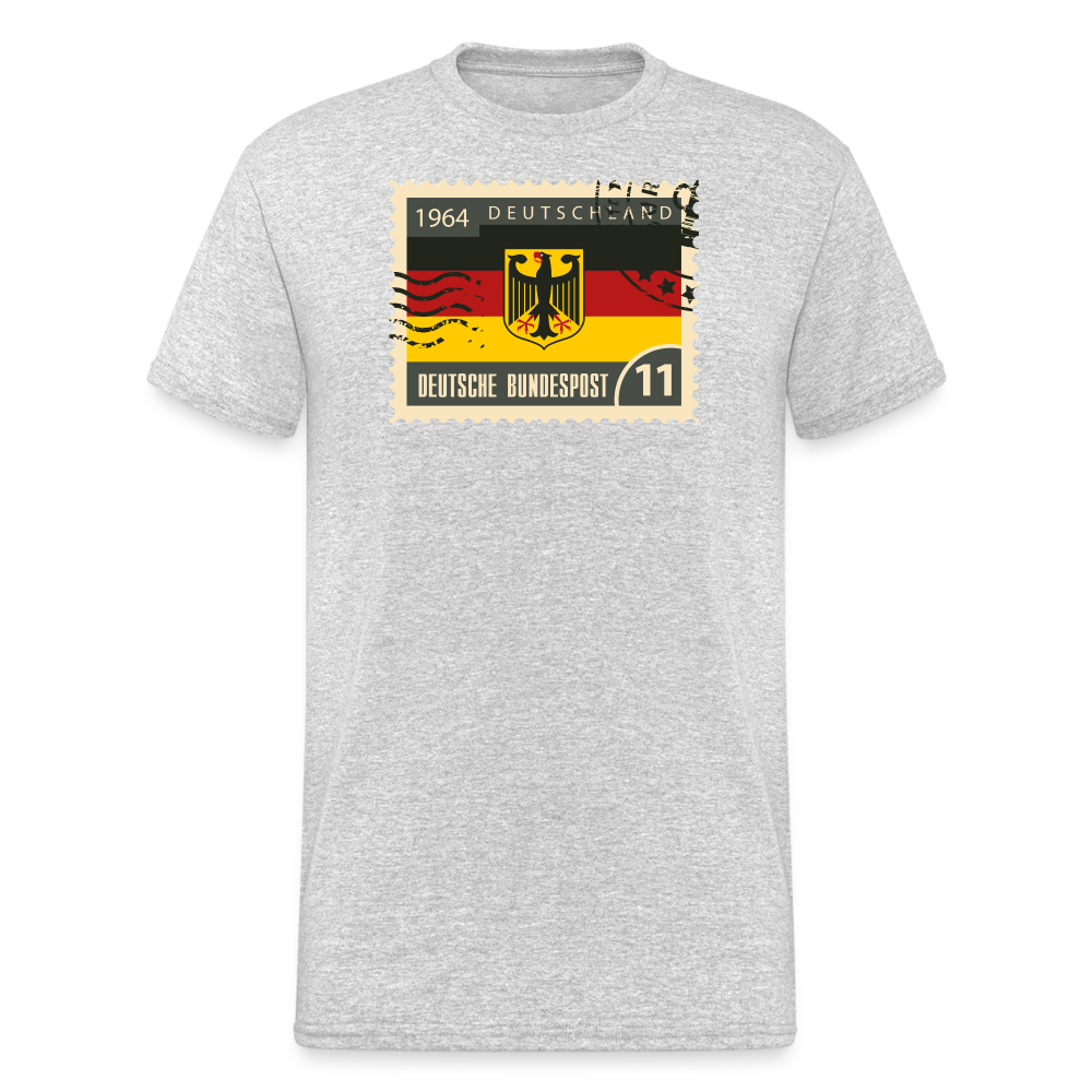 SSW1939 Tshirt Deutschland poststempel - Grau meliert