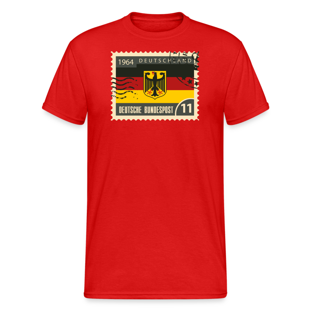 SSW1939 Tshirt Deutschland poststempel - Rot
