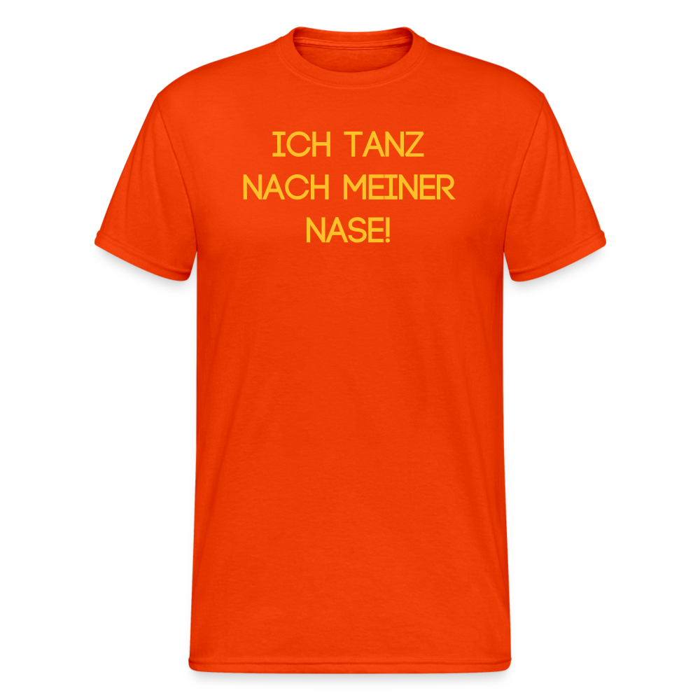 SSW1941 Tshirt ICH TANZ NACH MEINER NASE! - kräftig Orange