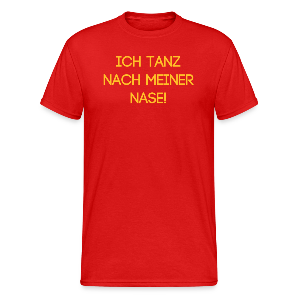 SSW1941 Tshirt ICH TANZ NACH MEINER NASE! - Rot