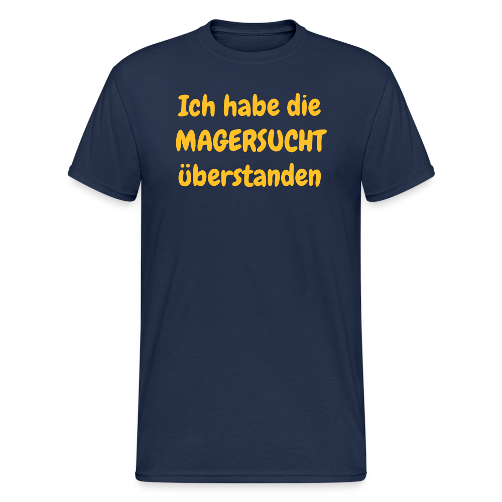 SSW1944 Tshirt Ich habe die MAGERSUCHT überstanden - Navy