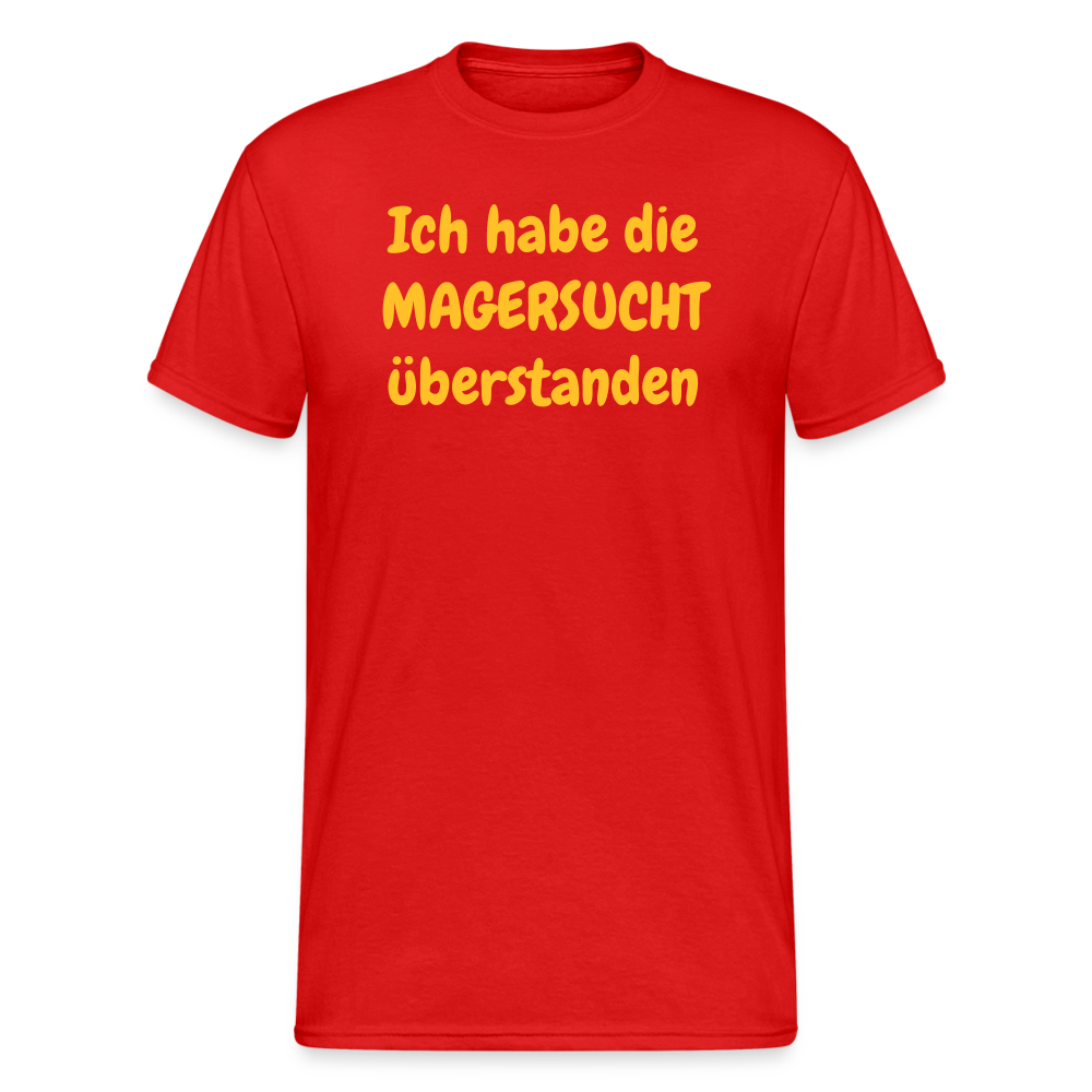 SSW1944 Tshirt Ich habe die MAGERSUCHT überstanden - Rot