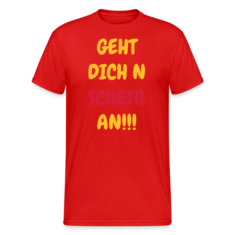 SSW1948 Tshirt ..GEHT DICH N SCHEIß AN!!! - Rot