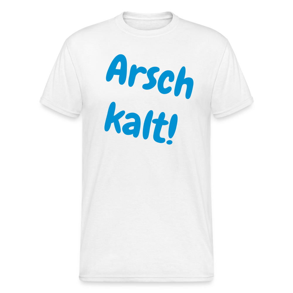 SSW1950 Tshirt Arsch kalt! - weiß