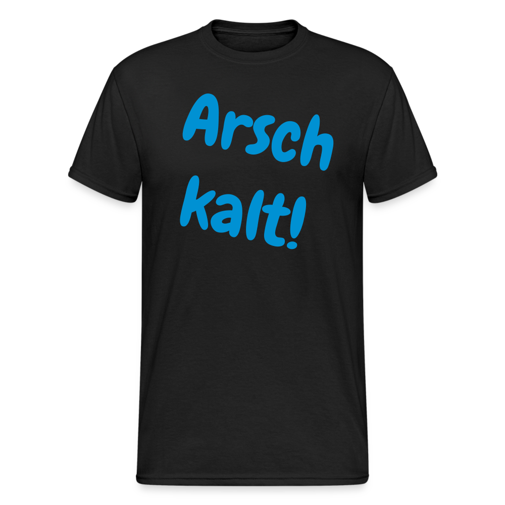 SSW1950 Tshirt Arsch kalt! - Schwarz