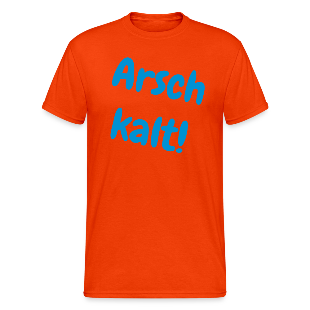 SSW1950 Tshirt Arsch kalt! - kräftig Orange