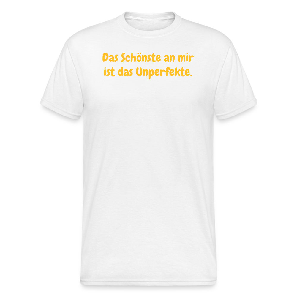 SSW1956 Tshirt Das Schönste an mir ist das Unperfekte. - weiß