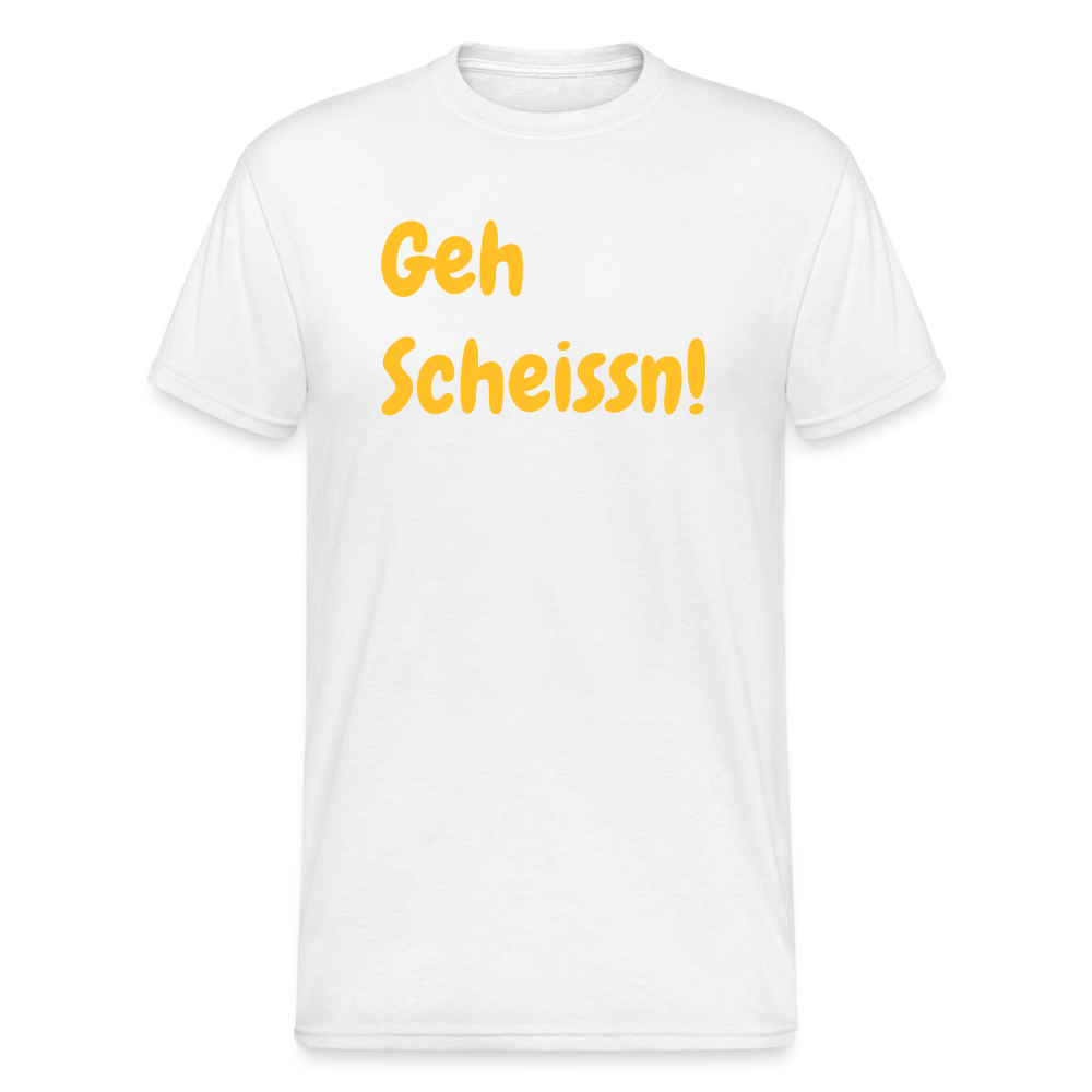 SSW1961 Tshirt Geh Scheissn! - weiß
