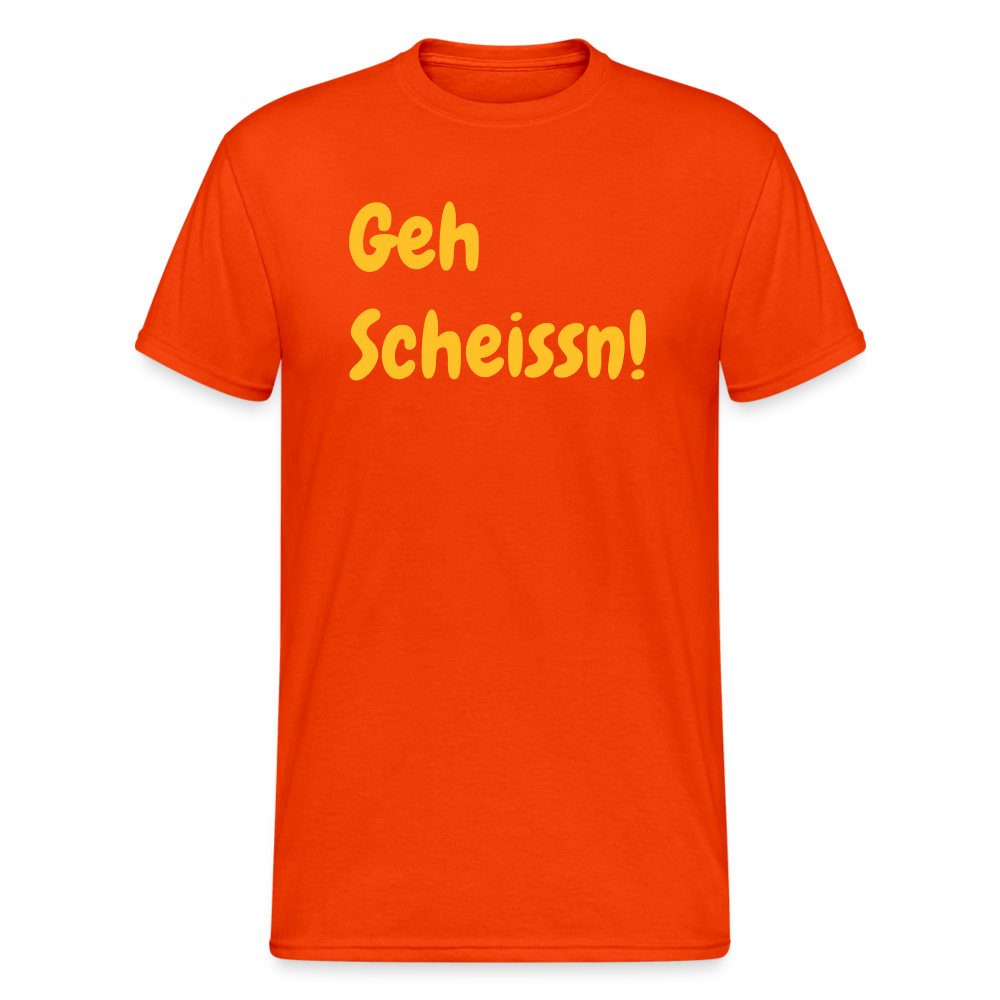 SSW1961 Tshirt Geh Scheissn! - kräftig Orange
