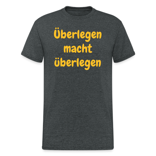 SSW1972 Tshirt Überlegen macht überlegen - Dunkelgrau meliert