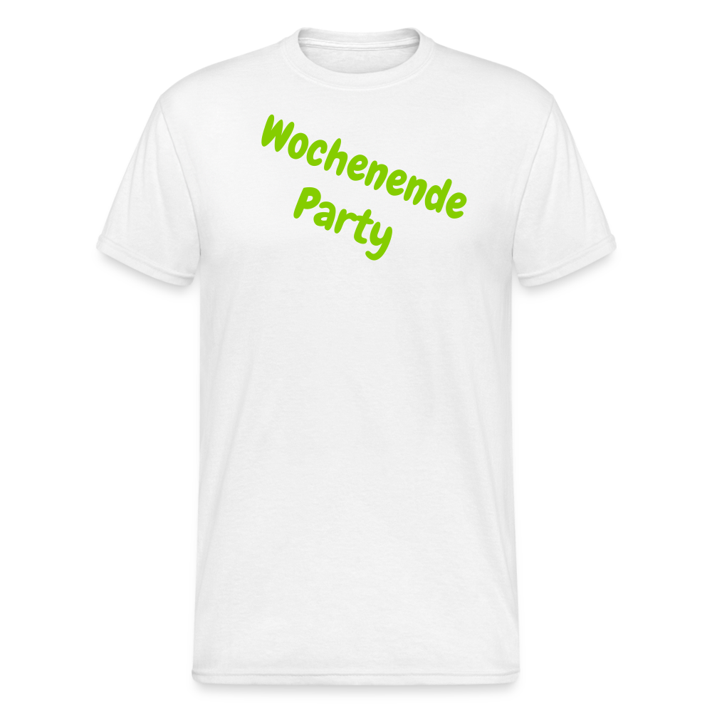 SSW1975 Tshirt Wochenende Party - weiß