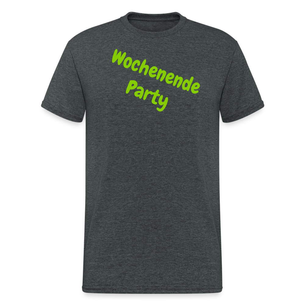 SSW1975 Tshirt Wochenende Party - Dunkelgrau meliert