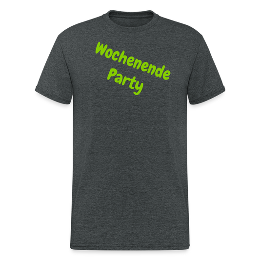 SSW1975 Tshirt Wochenende Party - Dunkelgrau meliert