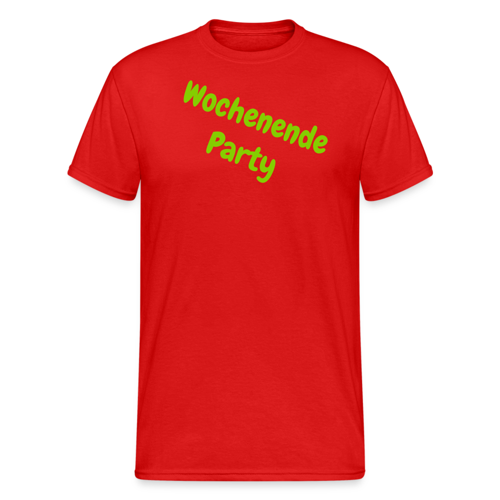 SSW1975 Tshirt Wochenende Party - Rot