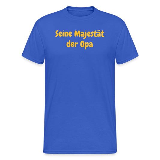 SSW1987 Tshirt Seine Majestät der Opa - Königsblau